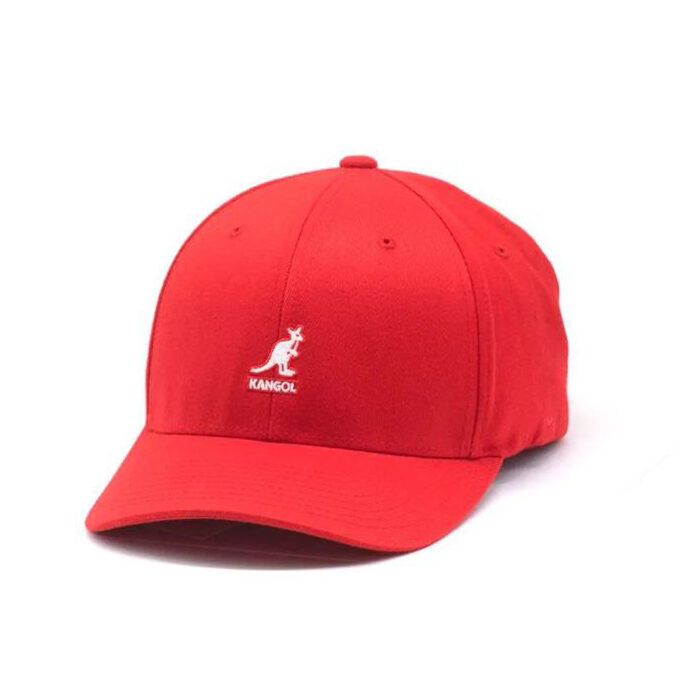 БЕЙСБОЛКА KANGOL WOOL FLEXFIT BASEBALL КРАСНАЯ