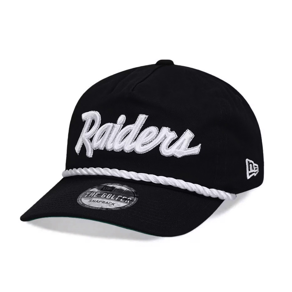Бейсболка THE GOLFER SNAPBACK NFL LAS VEGAS RAIDERS SCRIPT BLACK