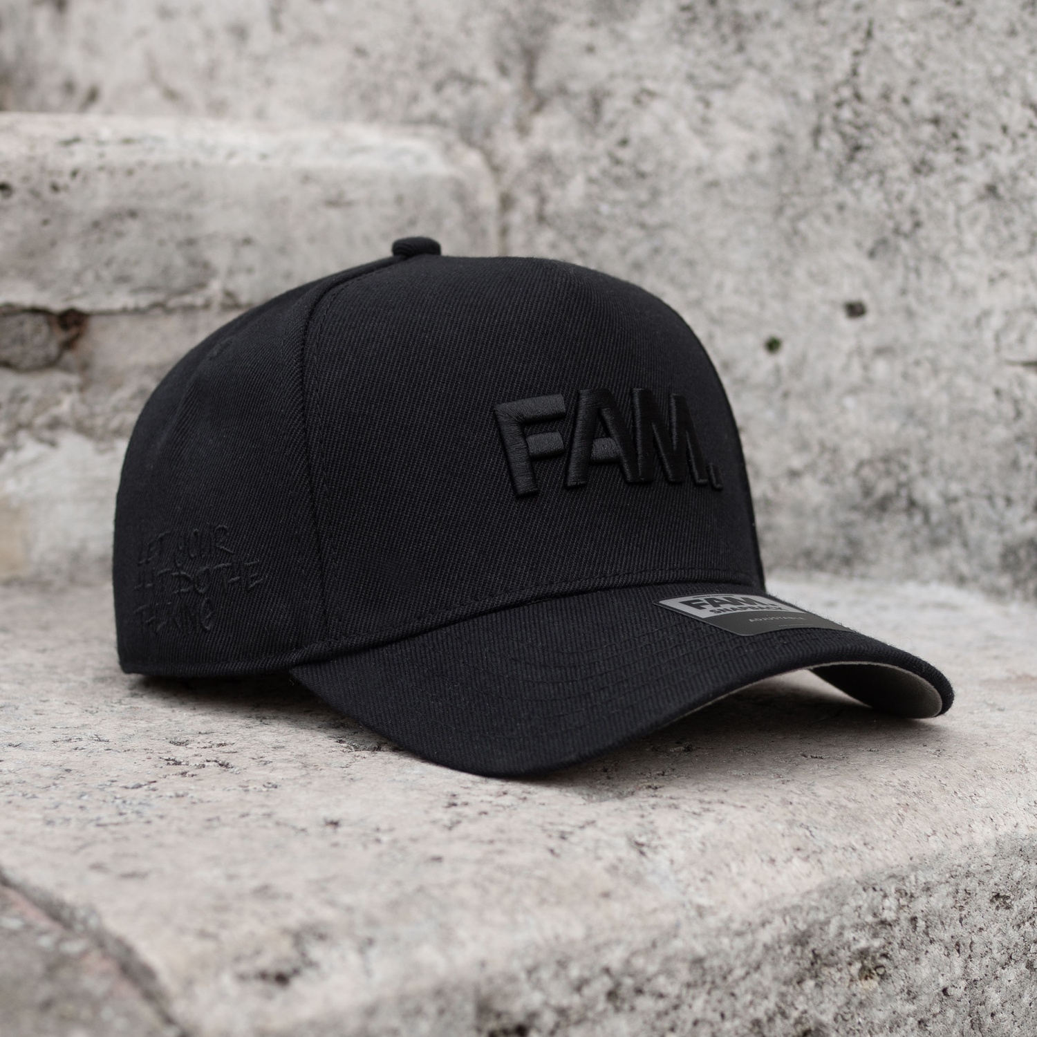 Бейсболка FAM.CAP CLASSIC SNAPBACK 2024 BLACK / GREY UV
