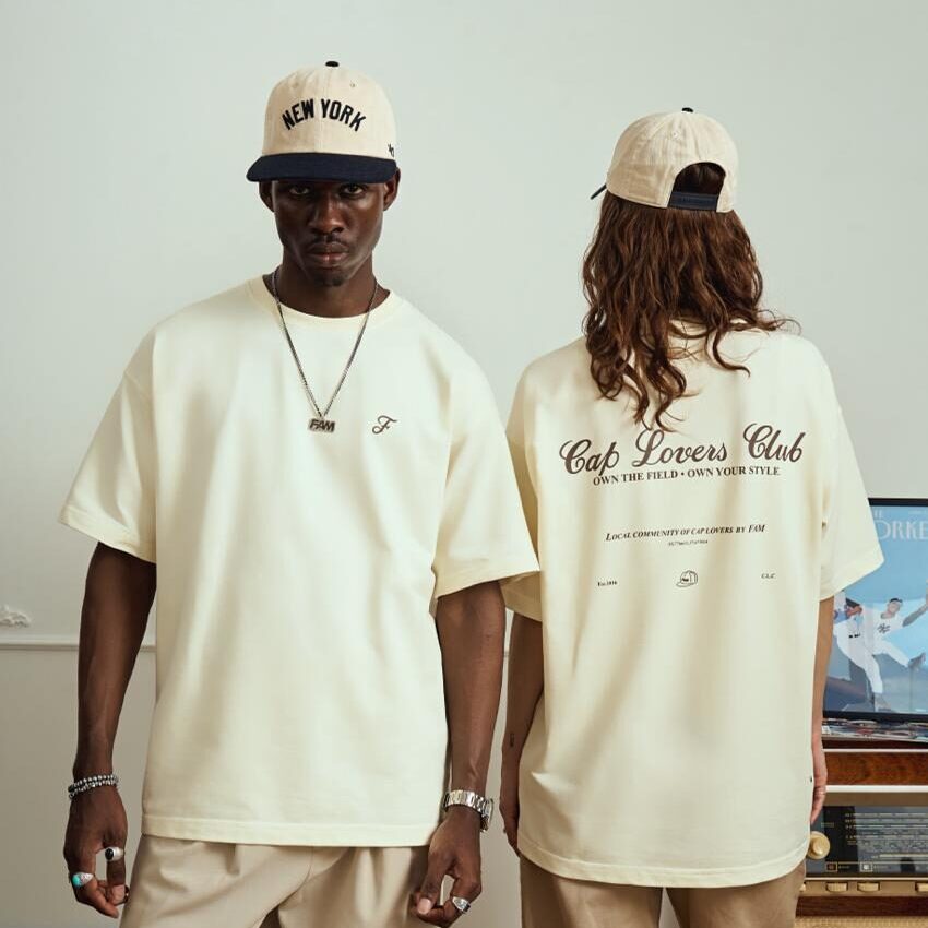 Футболка унисекс FAM CAP LOVERS CLUB BUTTER