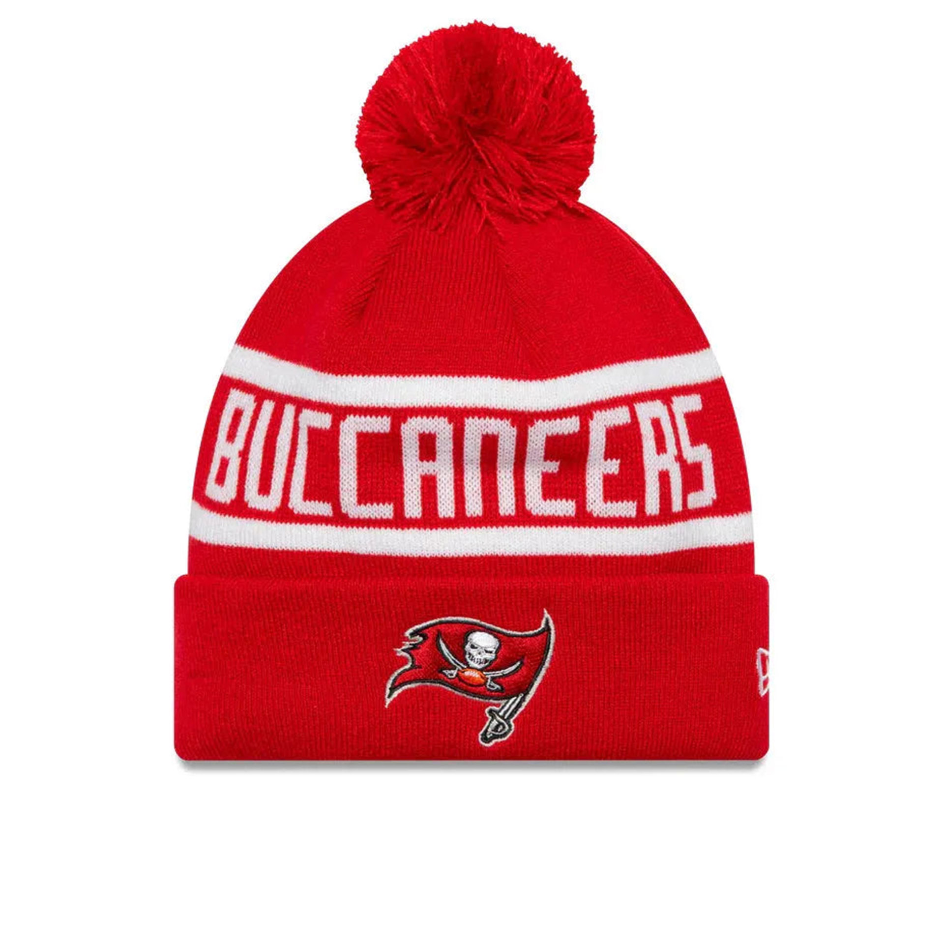Шапка NEW ERA KNIT NFL TAMPA BAY BUCCANEERS RED/WHITE