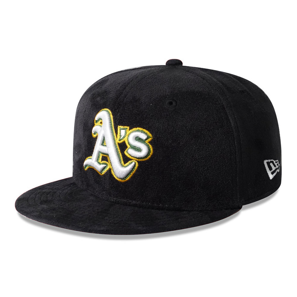 Бейсболка 59FIFTY MLB OAKLAND ATHLETICS FAUX SUEDE/GRAY UV