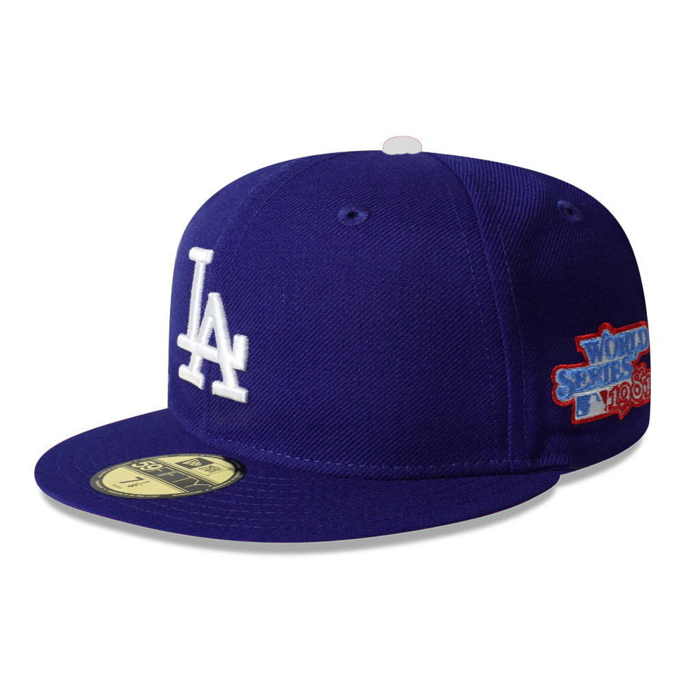 Бейсболка 59FIFTY MLB LOS ANGELES DODGERS WORLD SERIES 1981 WOOL ROYAL/KELLY GREEN UV
