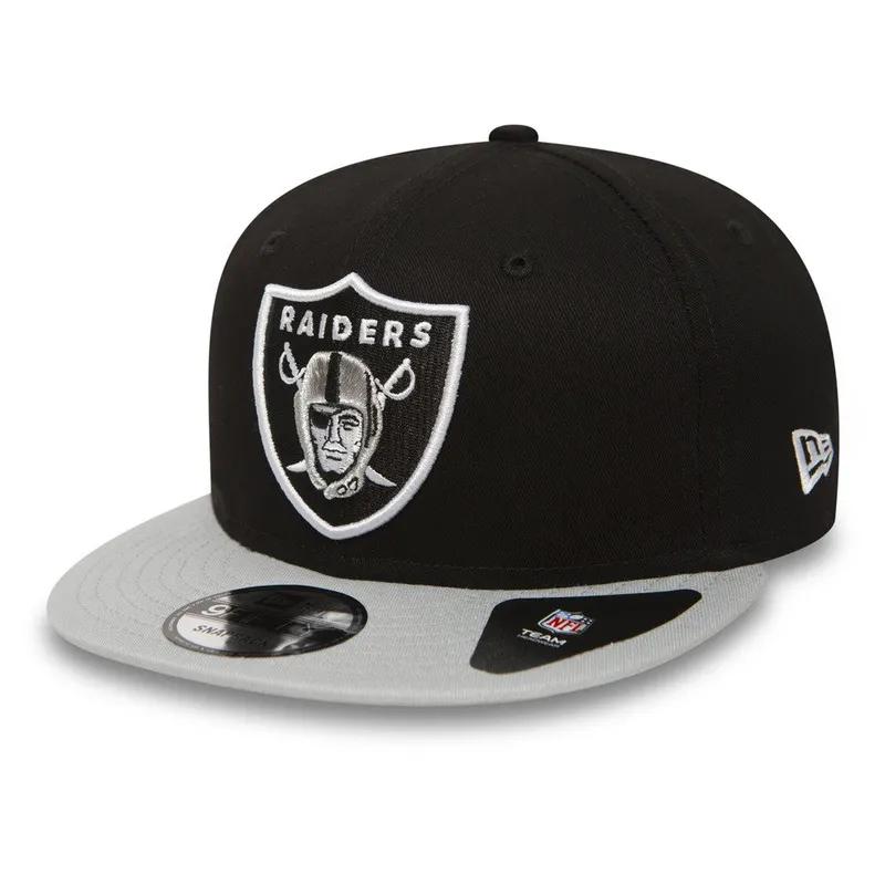 Бейсболка 9FIFTY SNAPBACK NFL OAKLAND RAIDERS COTTON BLOCK TWO TONE / GREY UV