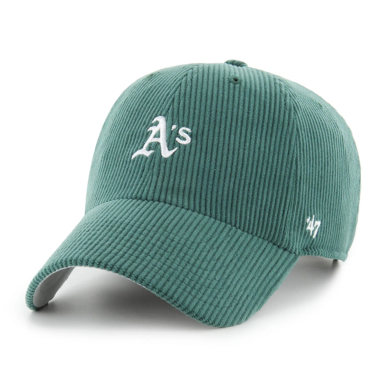 Бейсболка '47 MLB OAKLAND ATHLETICS DARK BASE RUNNER GREEN CORD