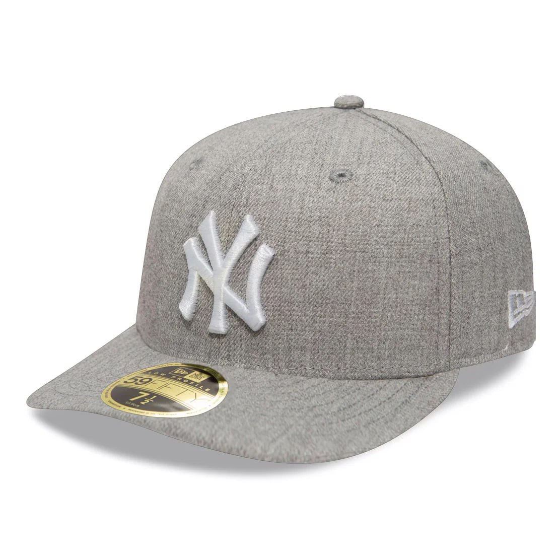 Бейсболка 59FIFTY LOW PROFILE MLB NEW YORK YANKEES HEATHER GRAY UV