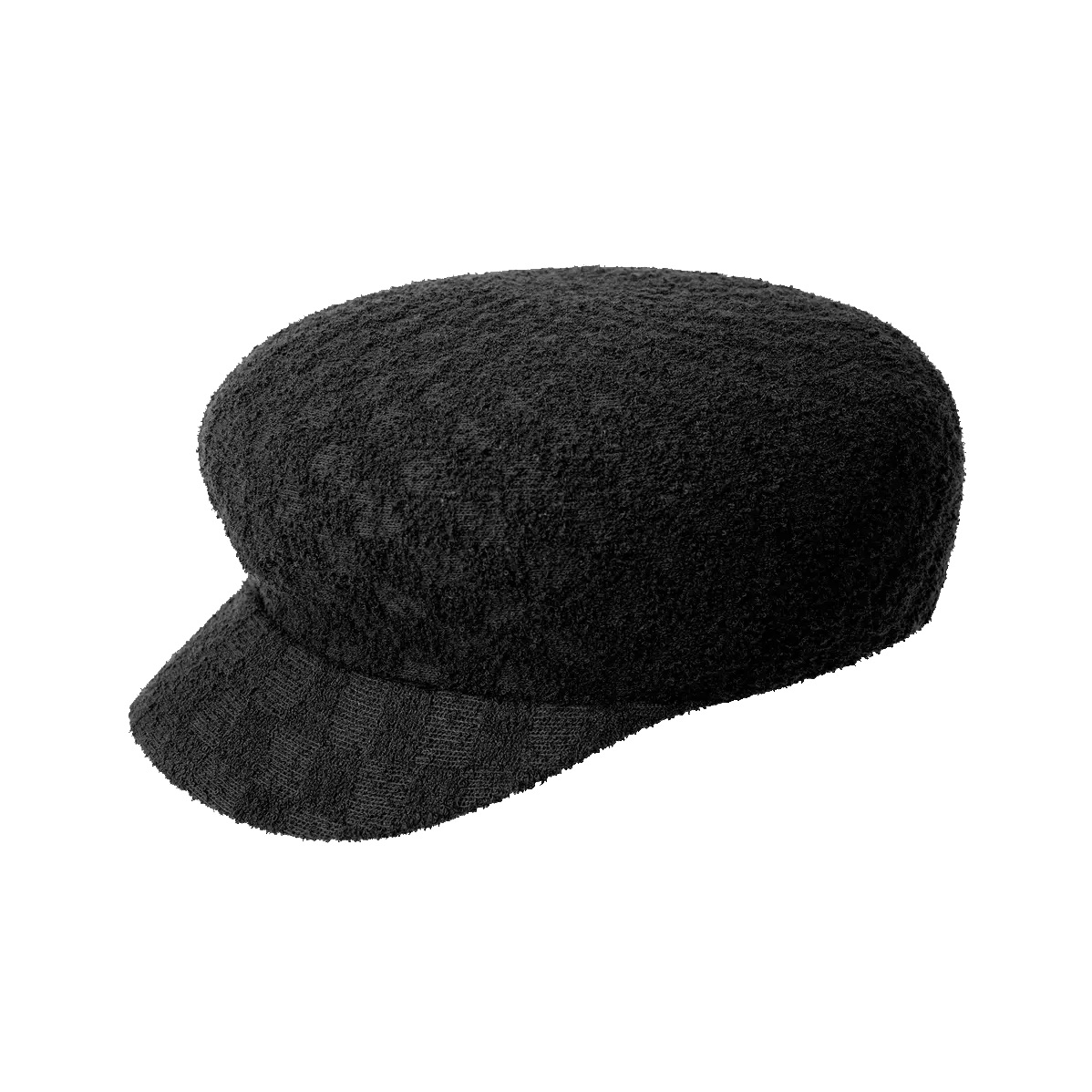 Кепка KANGOL BERMUDA CHECK STITCH MAU ЧЕРНАЯ