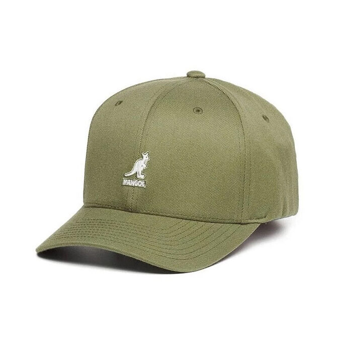 Бейсболка KANGOL WOOL FLEXFIT BASEBALL ОЛИВКОВАЯ