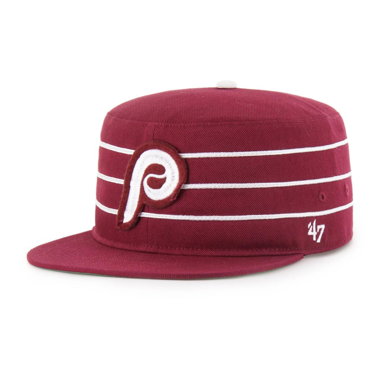 Бейсболка '47 PILLBOX MLB PHILADELPHIA PHILLIES КРАСНАЯ / МЯТНАЯ