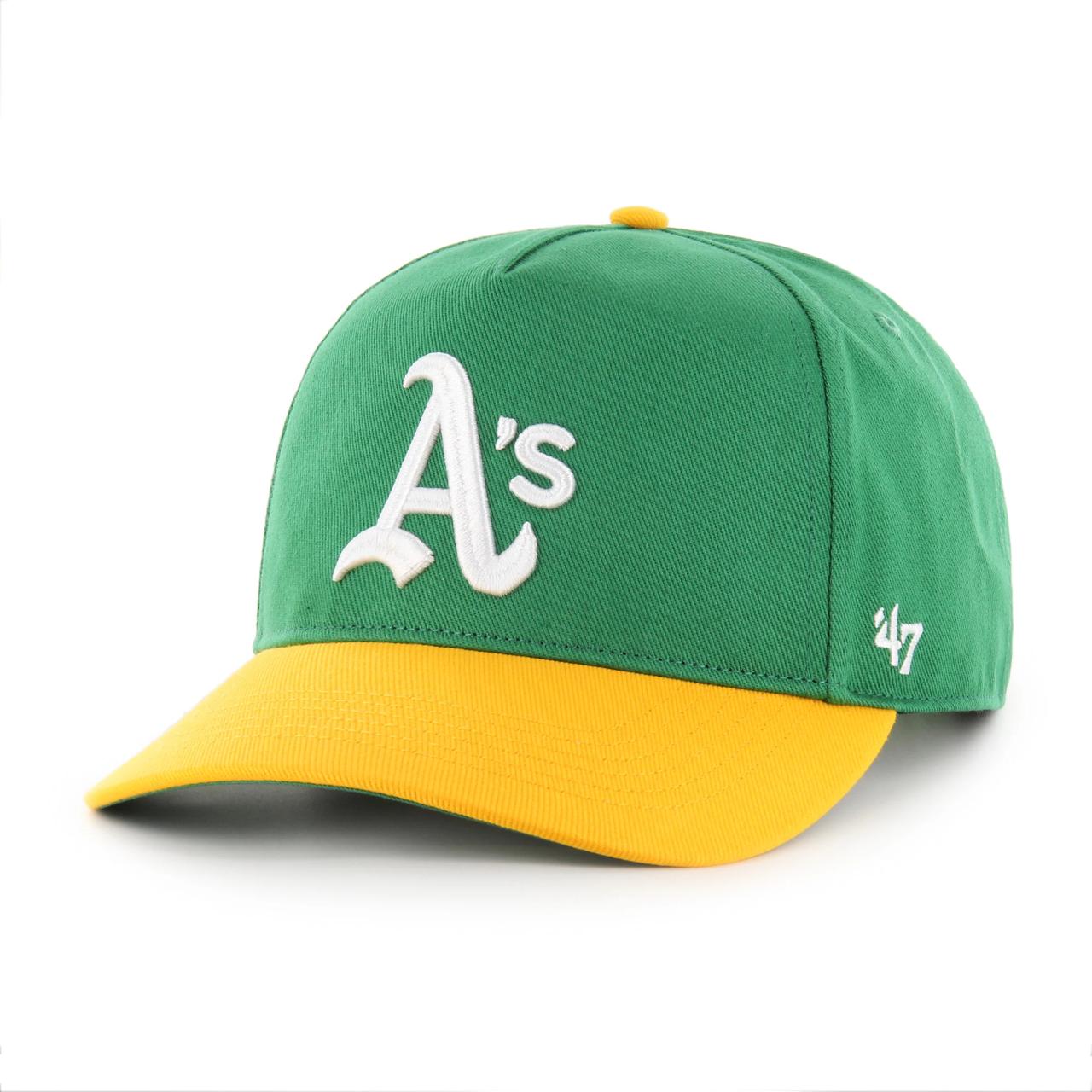Бейсболка '47 HITCH MLB OAKLAND ATHLETICS ЗЕЛЕНАЯ / ЖЕЛТАЯ