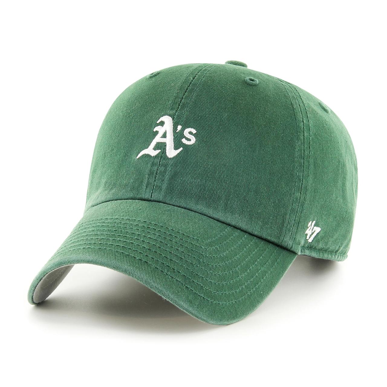 Бейсболка '47 CLEAN UP BASE RUNNER MLB OAKLAND ATHLETICS ЗЕЛЕНАЯ / СЕРАЯ