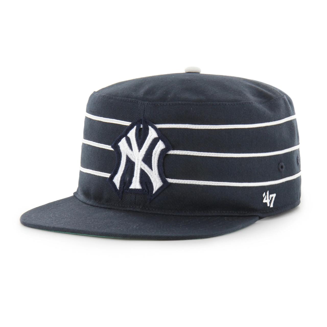 Бейсболка '47 PILLBOX MLB NEW YORK YANKEES GOLDEN AGE ТЕМНО-СИНЯЯ / СЕРАЯ