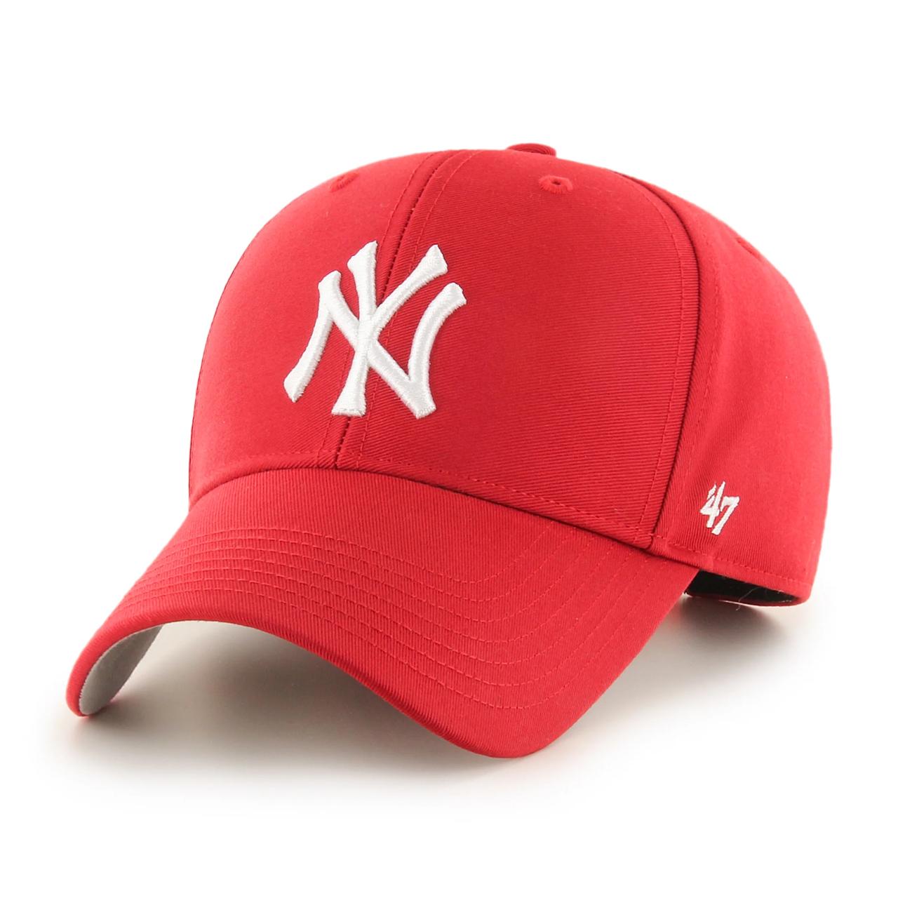 Детская бейсболка '47 MVP RAISED KIDS MLB NEW YORK YANKEES КРАСНАЯ