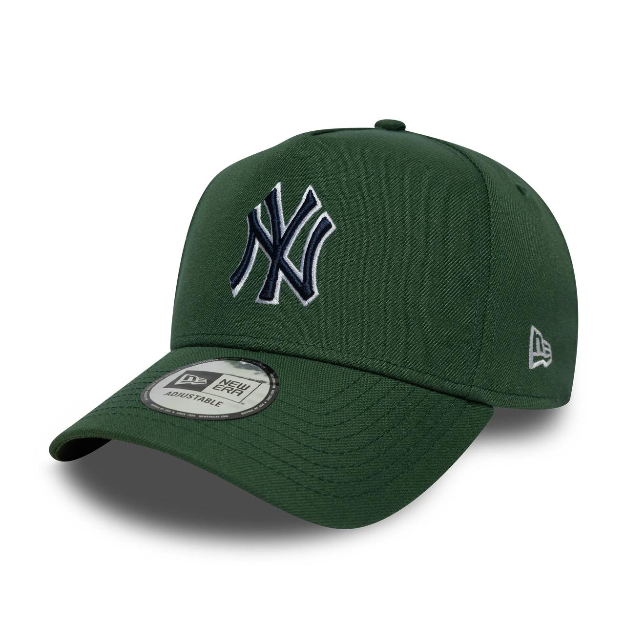 Бейсболка NEW ERA 9FORTY A-FRAME MLB NEW YORK YANKEES ТЕМНО-ЗЕЛЕНАЯ