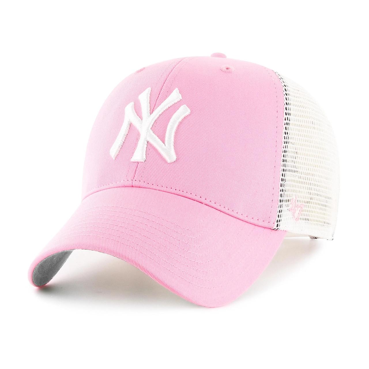 Детская бейсболка '47 MVP BRANSON MLB NEW YORK YANKEES РОЗОВАЯ
