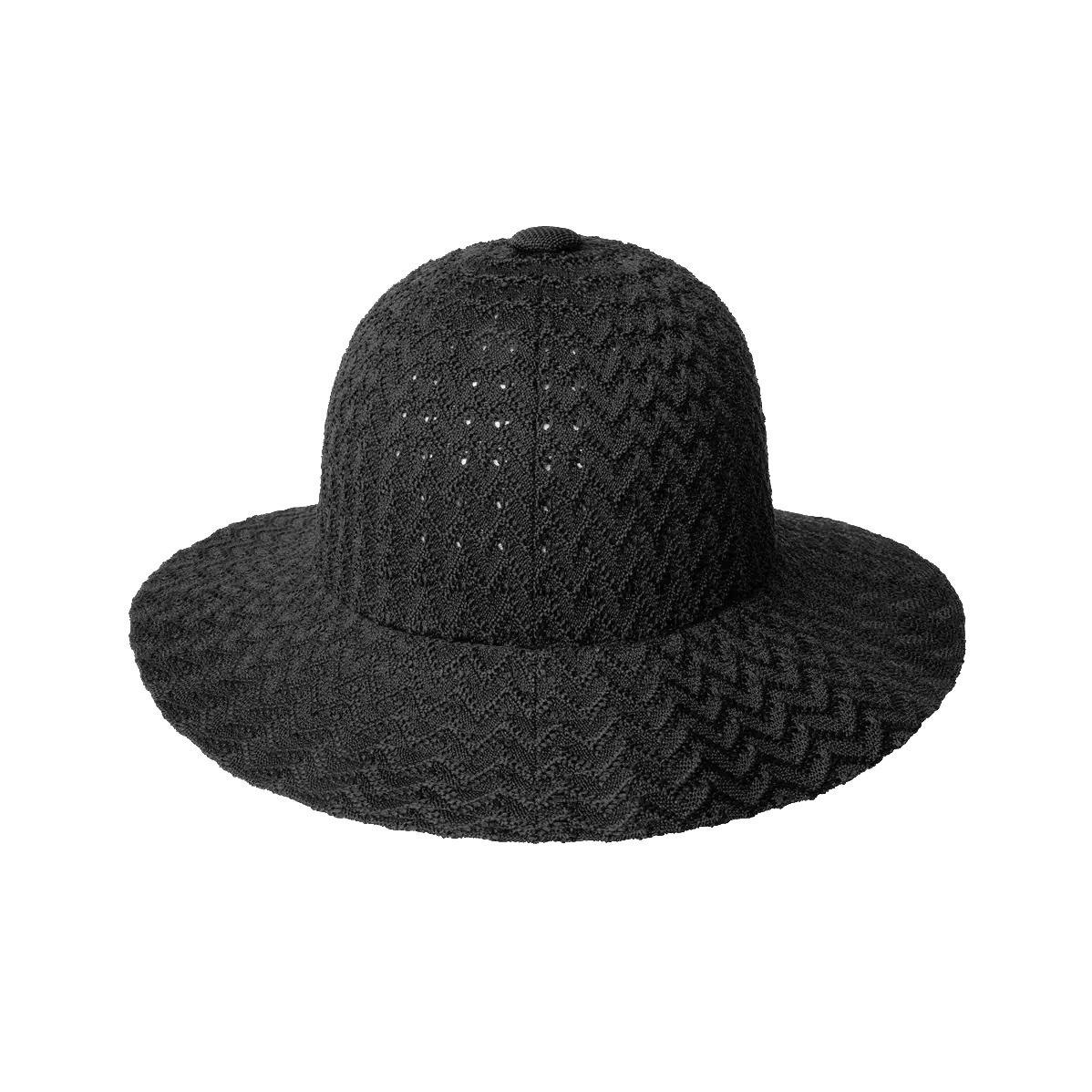 Панама KANGOL TROPIC ZIG WIDE BRIM CASUAL ЧЕРНАЯ