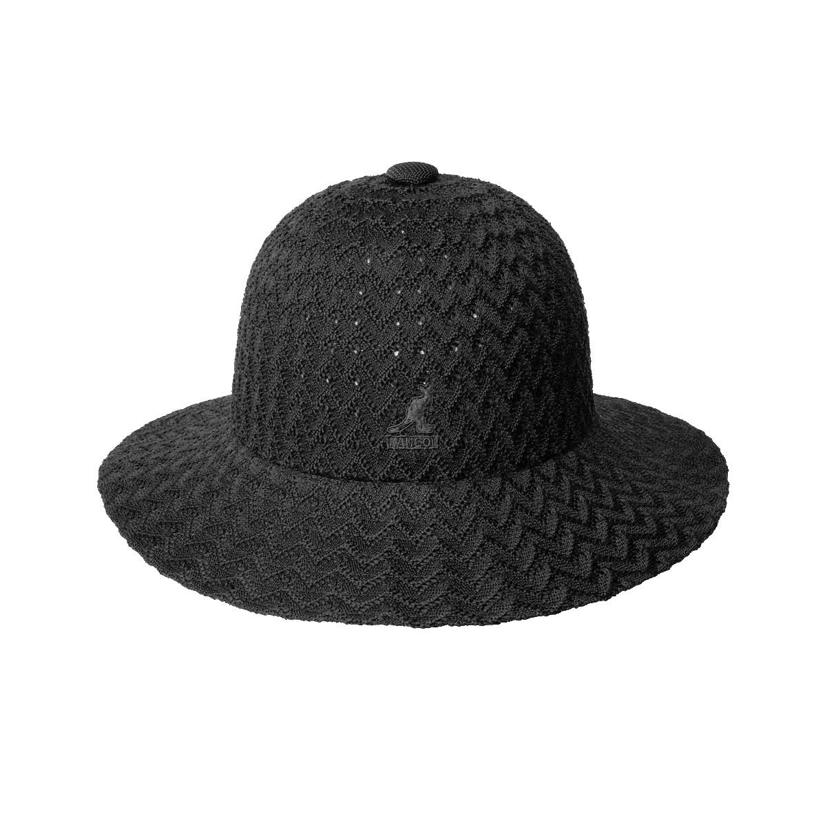 Панама KANGOL TROPIC ZIG WIDE BRIM CASUAL ЧЕРНАЯ