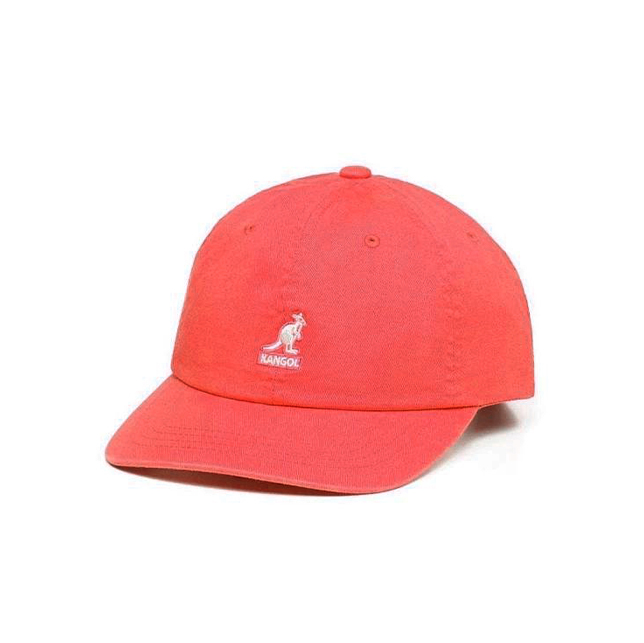 Бейсболка KANGOL WASHED BASEBALL КОРАЛЛОВАЯ