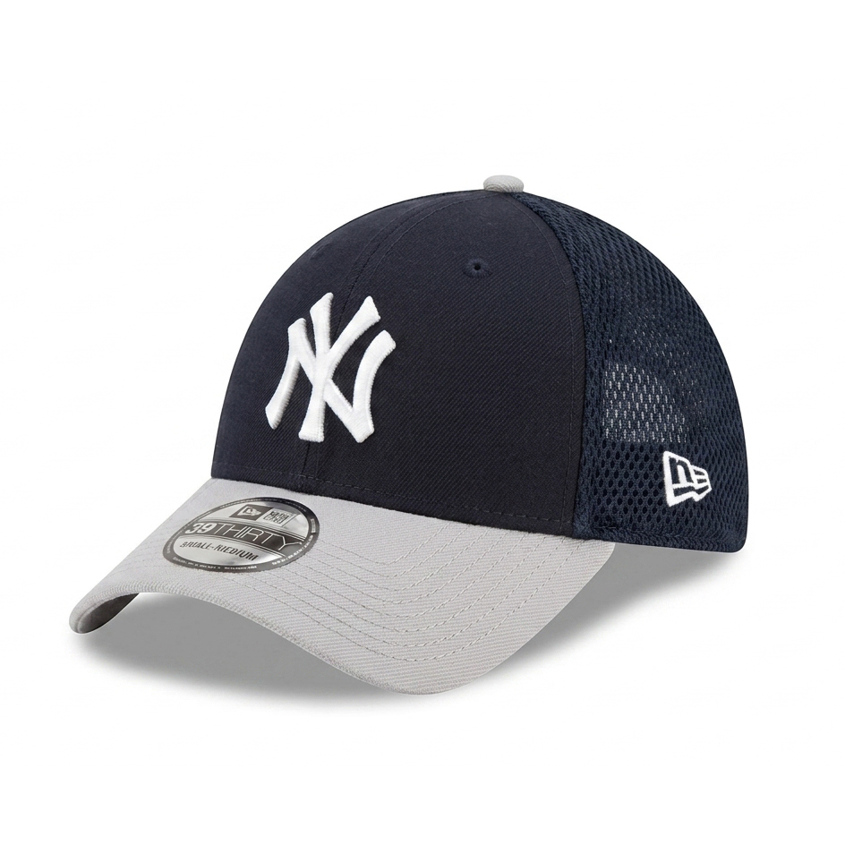 Бейсболка NEW ERA 39THIRTY MLB NEW YORK YANKEES СИНЯЯ / СЕРАЯ
