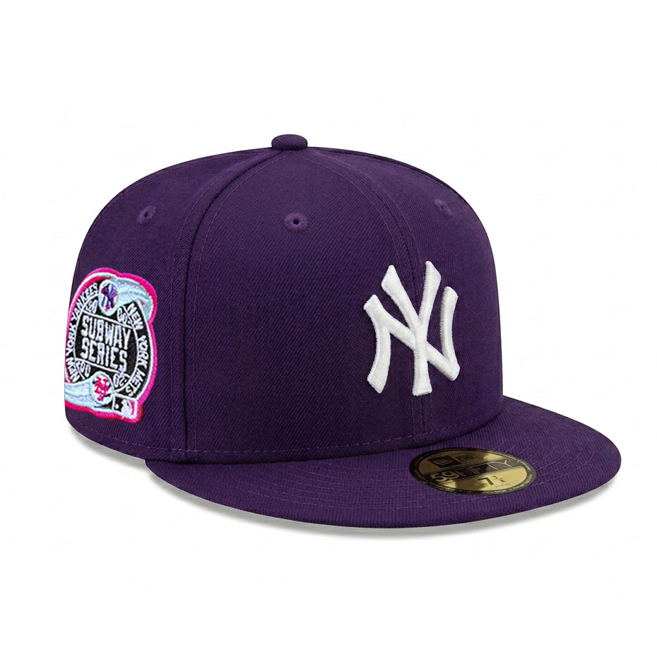 Бейсболка NEW ERA 59FIFTY MLB NEW YORK YANKEES ФИОЛЕТОВАЯ