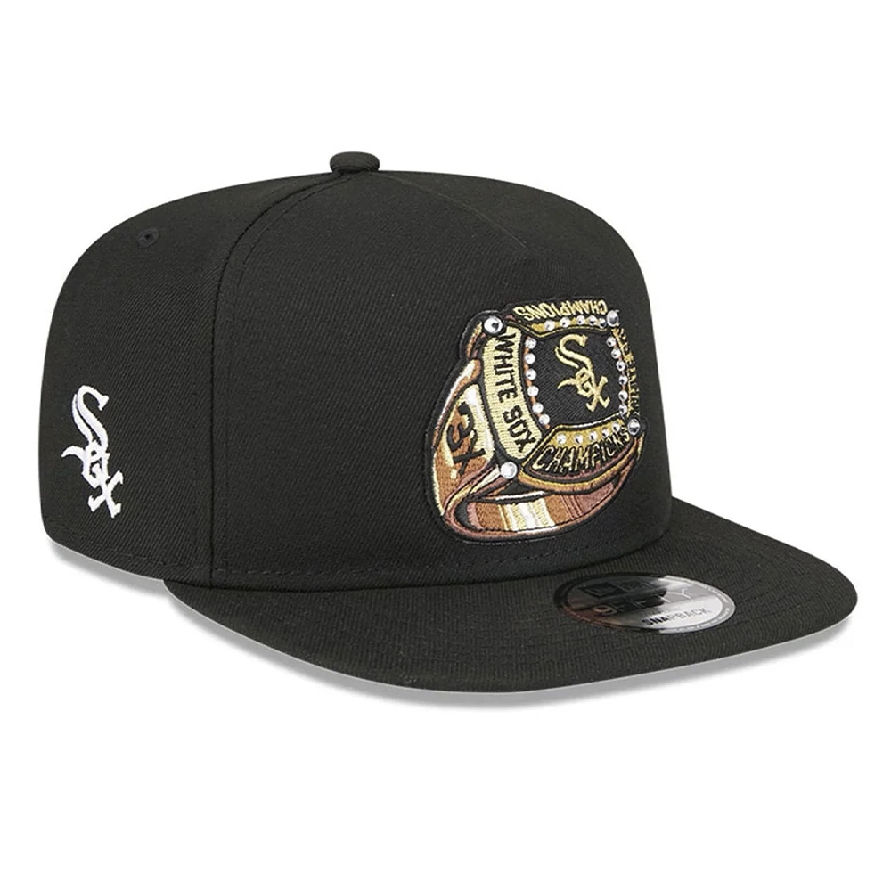 Бейсболка NEW ERA 9FIFTY A-FRAME MLB CHICAGO WHITE SOX CHAMPION RING ЧЕРНАЯ
