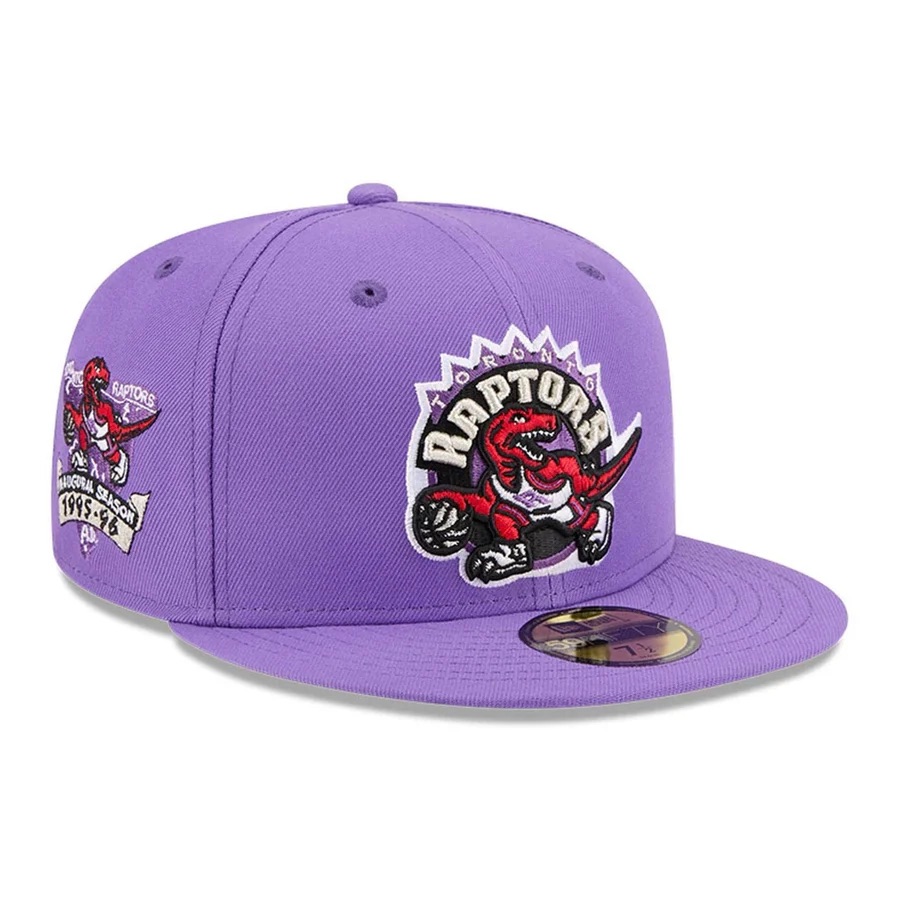 Бейсболка NEW ERA 59FIFTY NBA TORRONTO RAPTORS HARDWOOD CLASSIC ФИОЛЕТОВАЯ