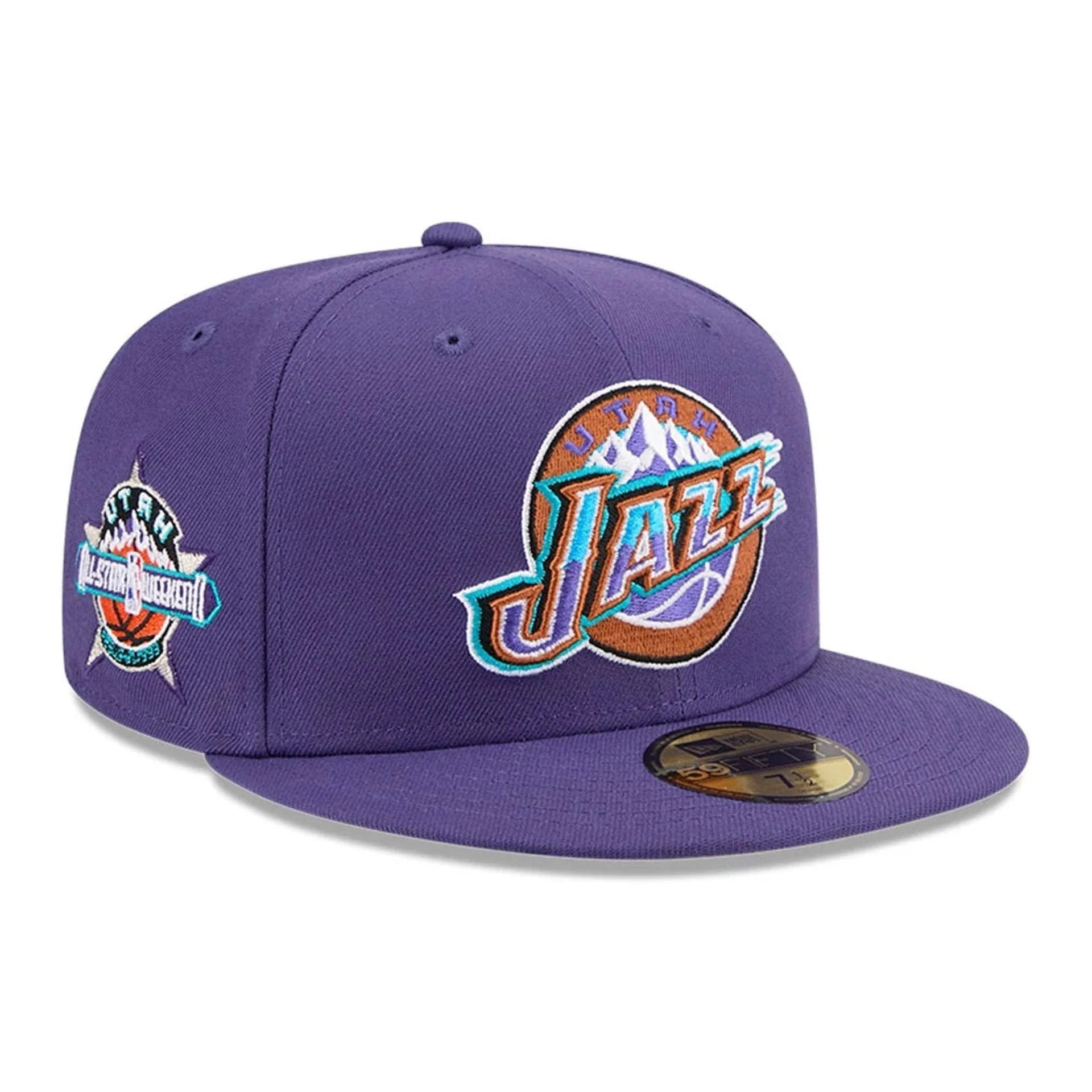 Бейсболка NEW ERA 59FIFTY NBA UTAH JAZZ HARDWOOD CLASSIC ФИОЛЕТОВАЯ