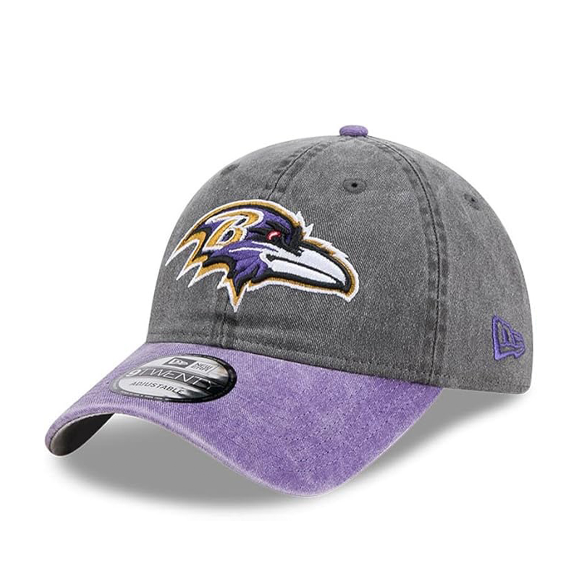 Бейсболка NEW ERA 9TWENTY NFL BALTIMORE RAVENS SELECT СЕРАЯ / ФИОЛЕТОВАЯ