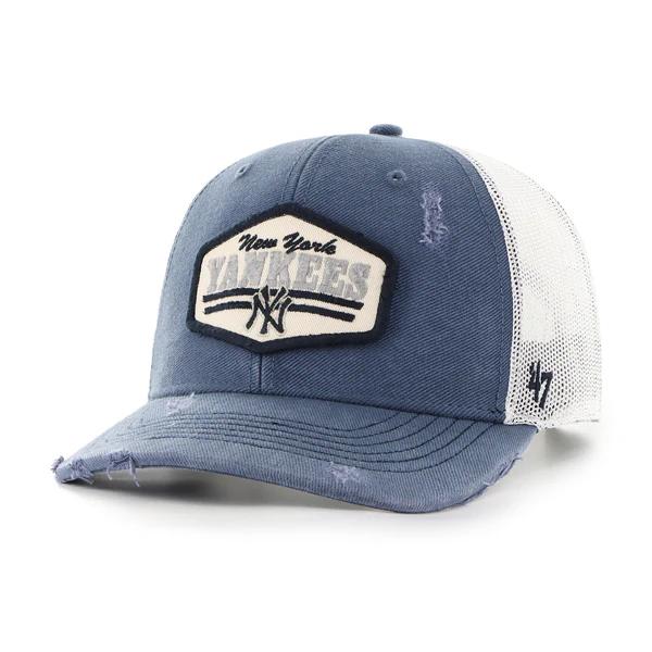 Бейсболка '47 TRUCKER SALVAGE MLB NEW YORK YANKEES Синяя / Белая