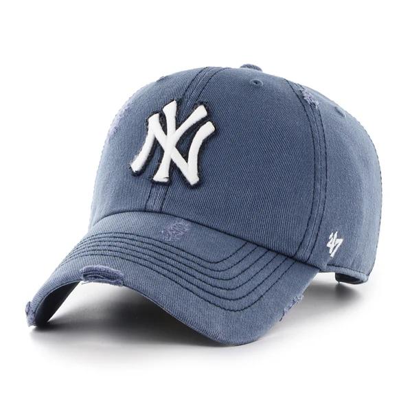 Бейсболка '47 CLEAN UP MLB NEW YORK YANKEES WEATHERED СИНЯЯ