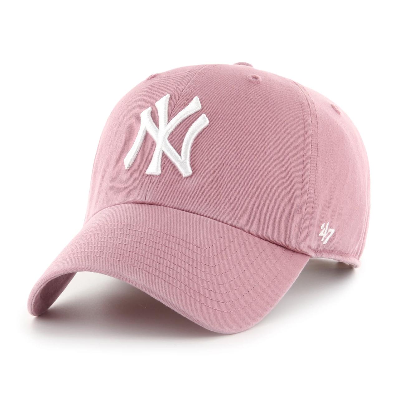 Детская бейсболка '47 CLEAN UP MLB NEW YORK YANKEES РОЗОВАЯ