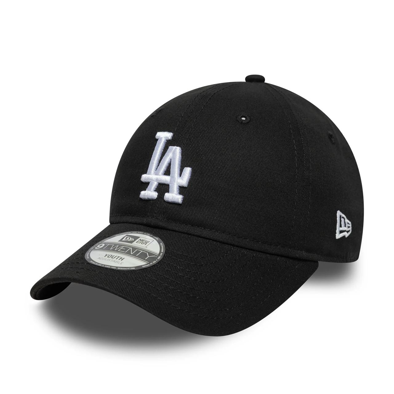 Детская Бейсболка NEW ERA 9TWENTY MLB LOS ANGELES DODGERS ЧЕРНАЯ