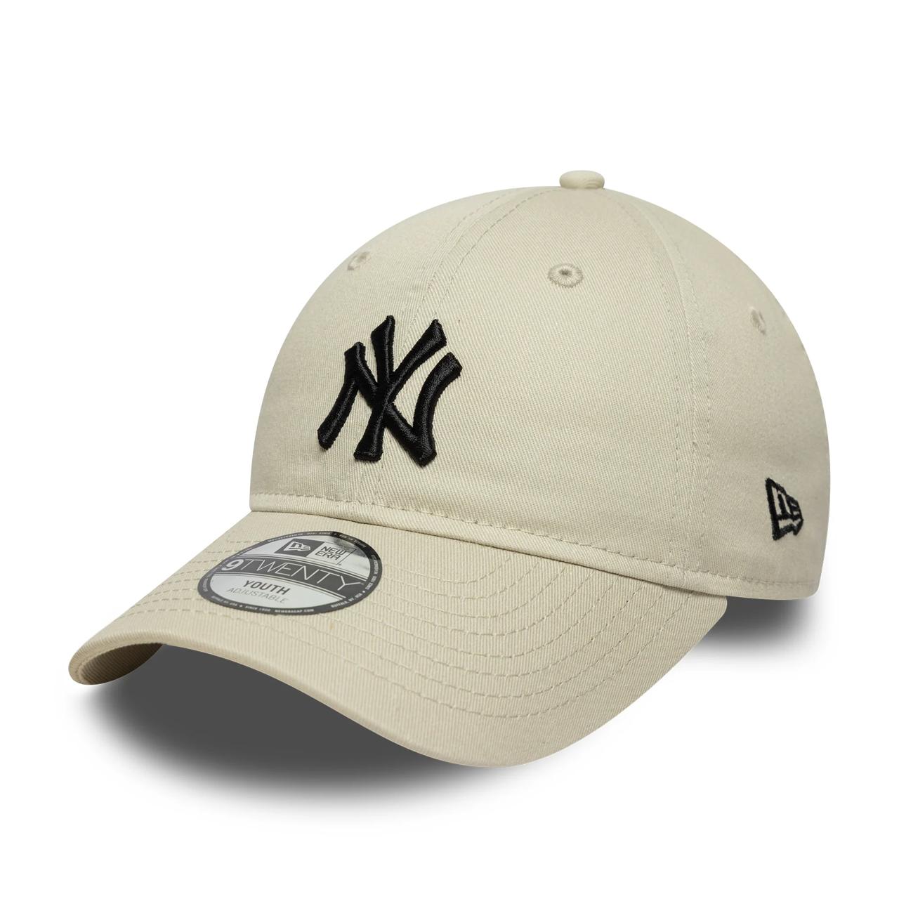 Детская Бейсболка NEW ERA 9TWENTY MLB NEW YORK YANKEES Бежевая