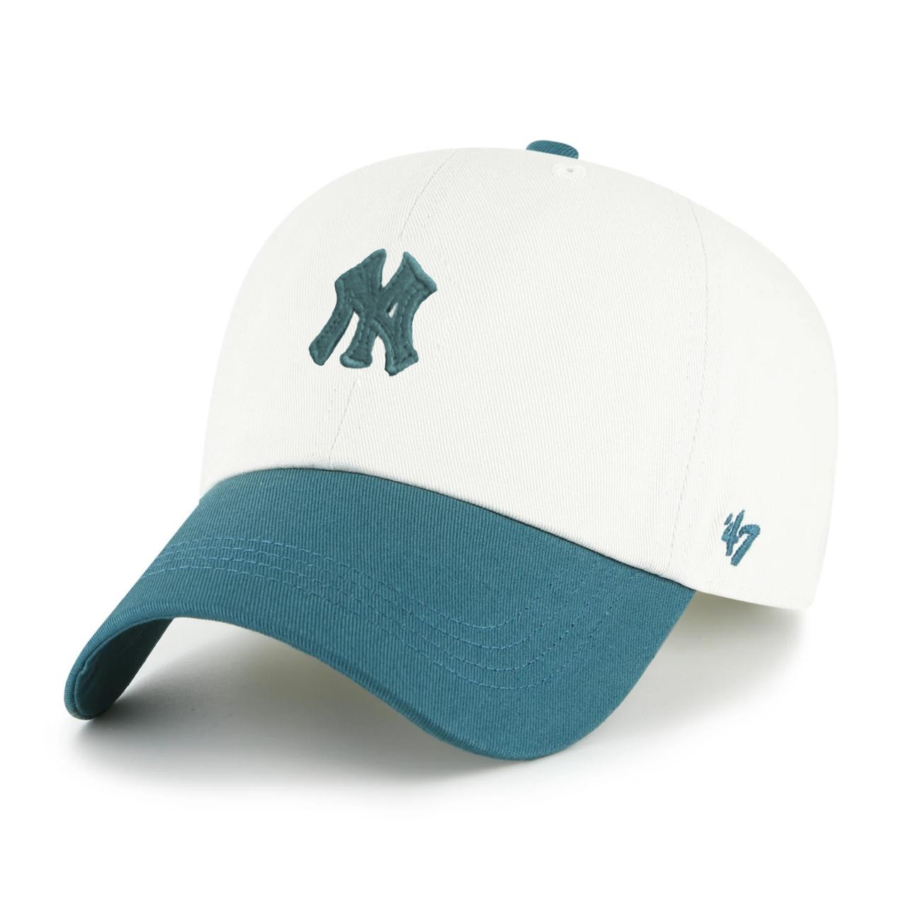 Бейсболка '47 CLEAN UP MLB NEW YORK YANKEES CONTEMPORARY БЕЛАЯ / МОРСКАЯ