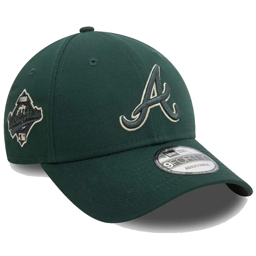 Бейсболка NEW ERA 9FORTY MLB ATLANTA BRAVES ЗЕЛЕНАЯ