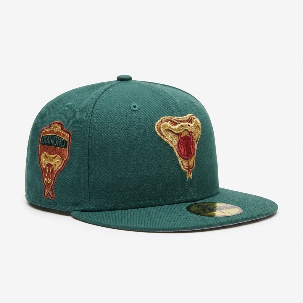 Бейсболка New Era 59FIFTY MLB ARIZONA DIAMONDBACKS зеленый, серый низ