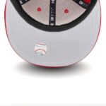 Бейсболка New Era 59FIFTY MLB New YORK METS CORDUROY красная, серый низ