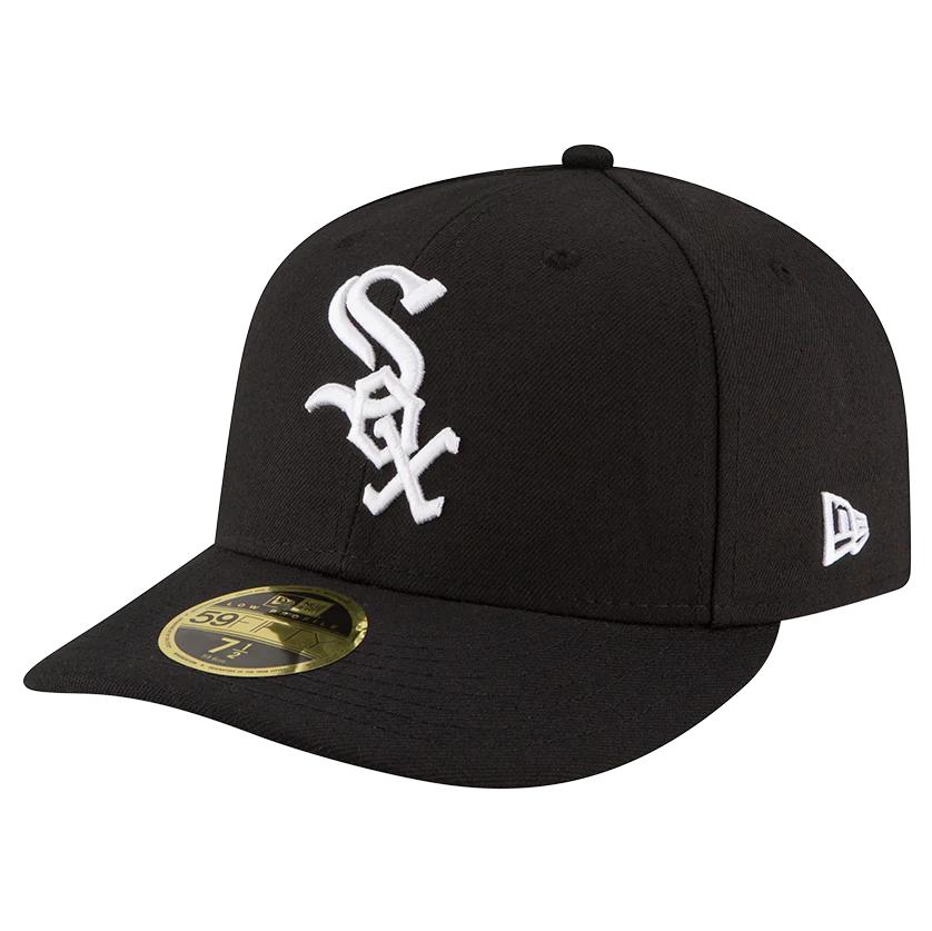 Бейсболка New Era 59FIFTY LOW PROFILE MLB CHICAGO WHITE SOX черная