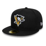 Бейсболка New Era 59FIFTY NHL PITTSBURGH PENGUINS черная