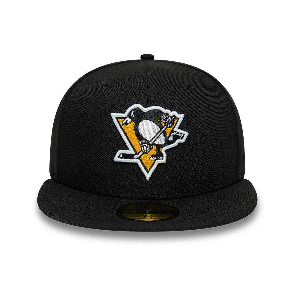 Бейсболка New Era 59FIFTY NHL PITTSBURGH PENGUINS черная