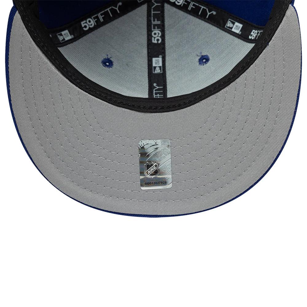 Бейсболка New Era 59FIFTY NHL TAMPA BAY LIGHTNING синяя, серый низ