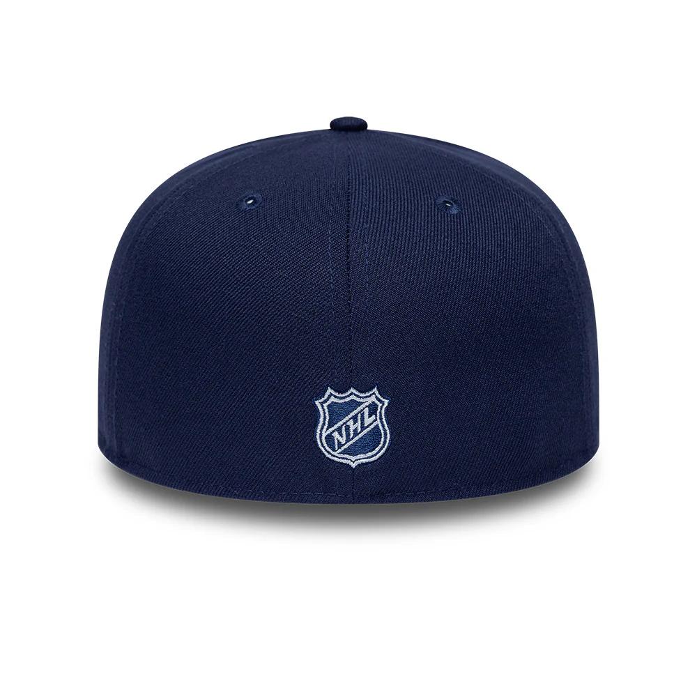 Бейсболка New Era 59FIFTY NHL TORONTO MAPLE LEAFS синяя, серый низ