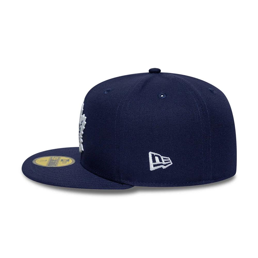 Бейсболка New Era 59FIFTY NHL TORONTO MAPLE LEAFS синяя, серый низ
