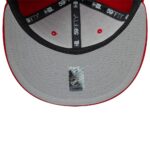 Бейсболка New Era 59FIFTY NHL DETROIT RED WINGS красная, серый низ