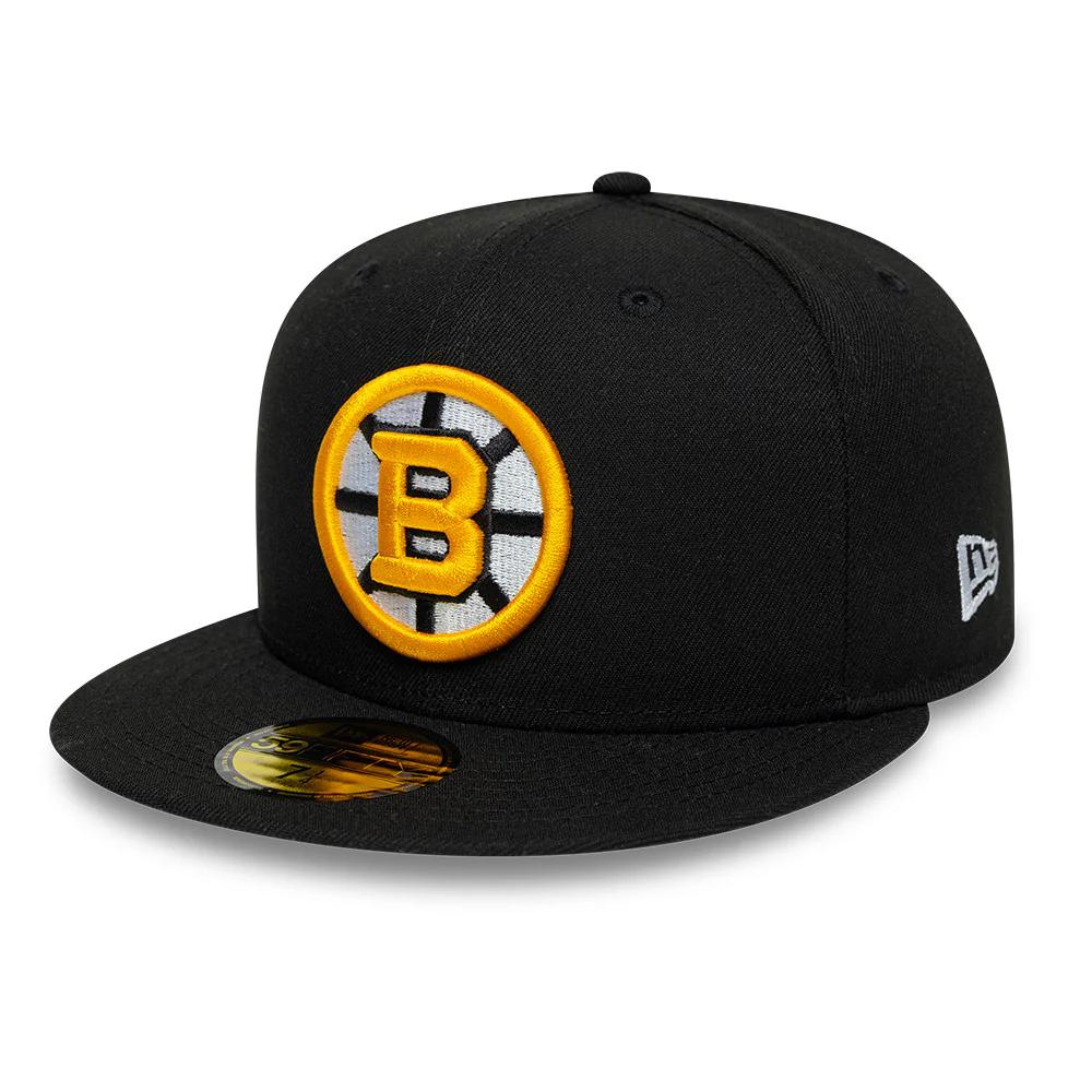 Бейсболак New Era 59FIFTY NHL BOSTON BRUINS черная, серый низ