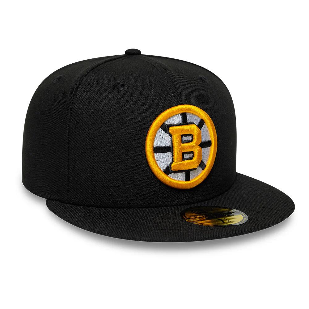 Бейсболак New Era 59FIFTY NHL BOSTON BRUINS черная, серый низ