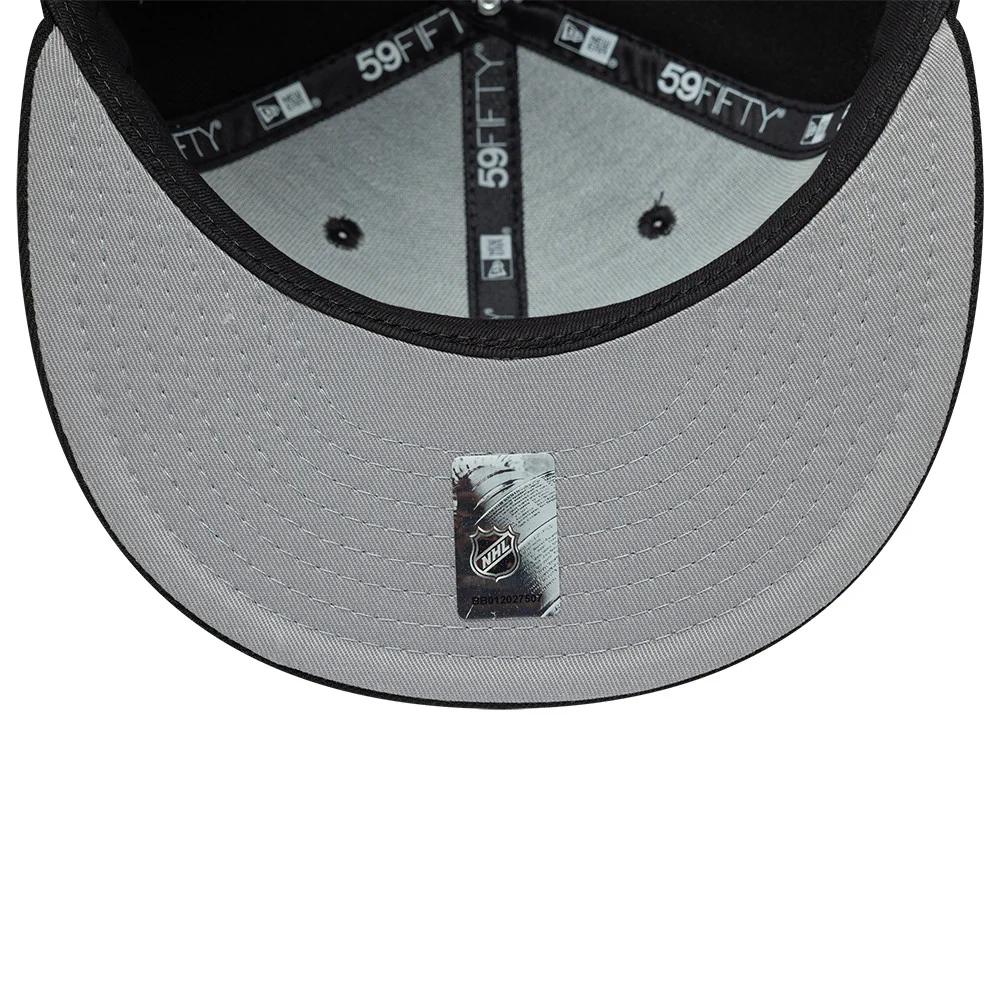 Бейсболак New Era 59FIFTY NHL BOSTON BRUINS черная, серый низ