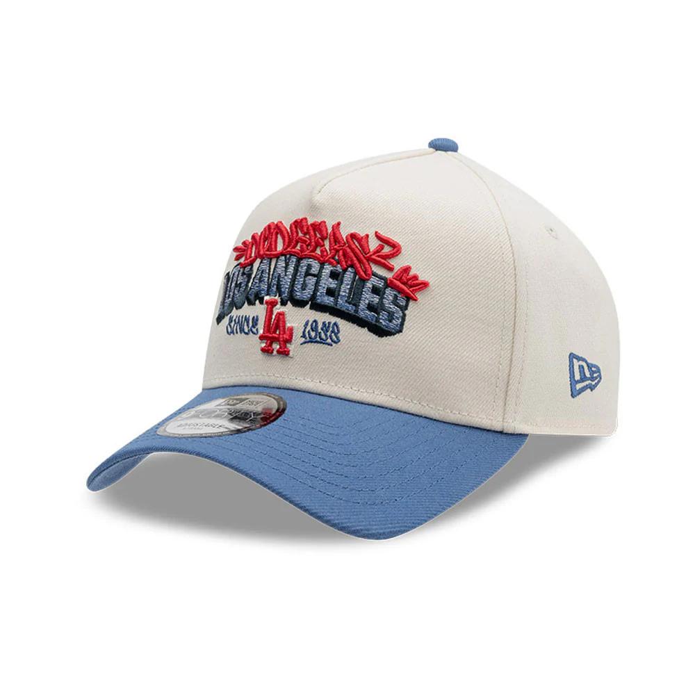 Бейсболка New Era 9FORTY A-FRAME MLB LOS ANGELES DODGERS бежевый, голубой