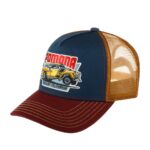 Бейсболка FWS TRUCKER POMONA RACEWAY БОРДОВЫЙ / СИНИЙ