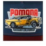 Бейсболка FWS TRUCKER POMONA RACEWAY БОРДОВЫЙ / СИНИЙ